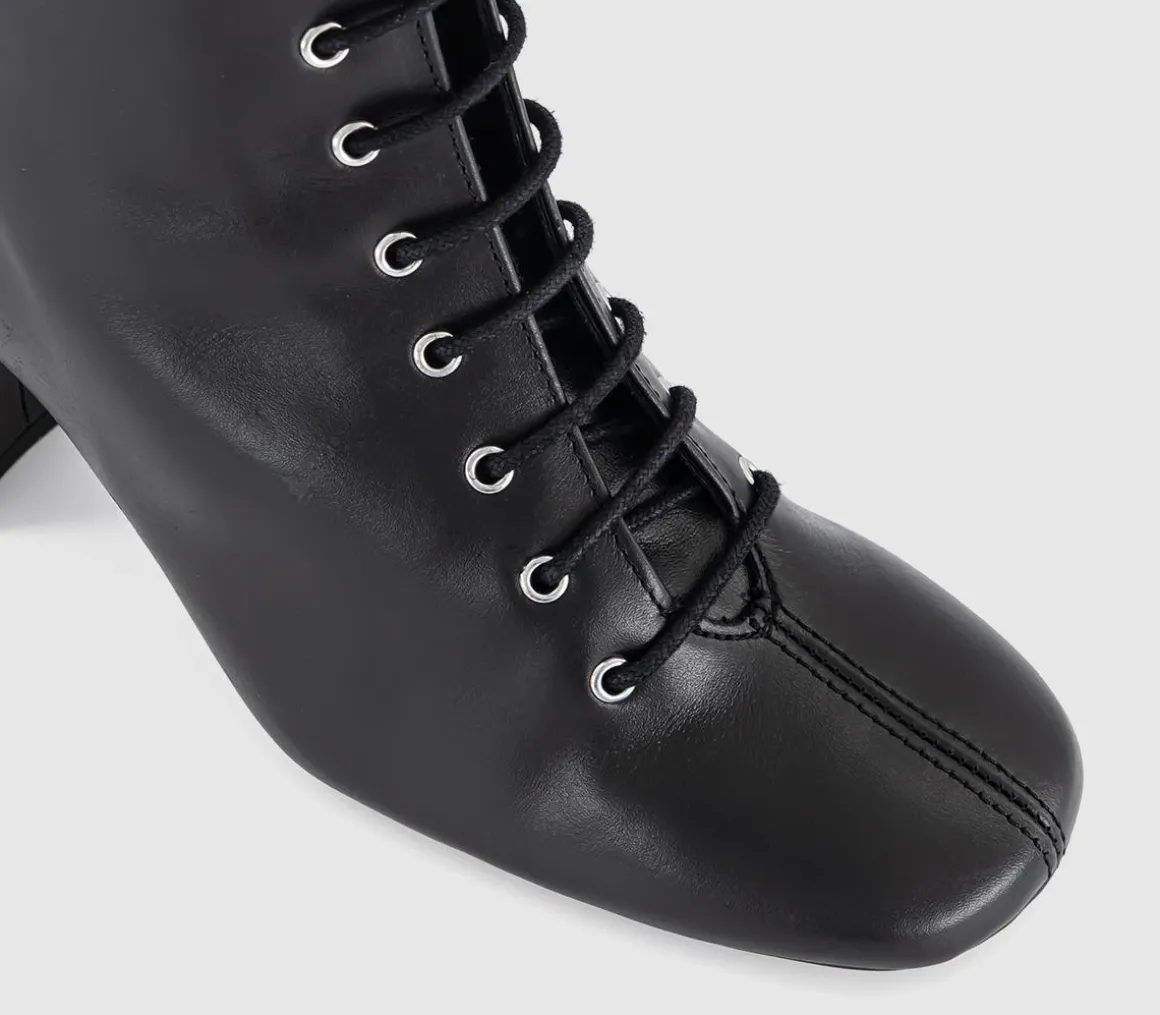 Ada Lace Up Block Heel Boots