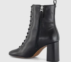 Ada Lace Up Block Heel Boots