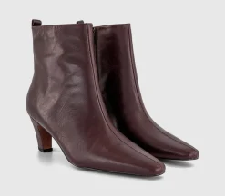 Addison Curve Heel Ankle Boots