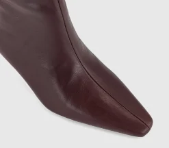 Addison Curve Heel Ankle Boots