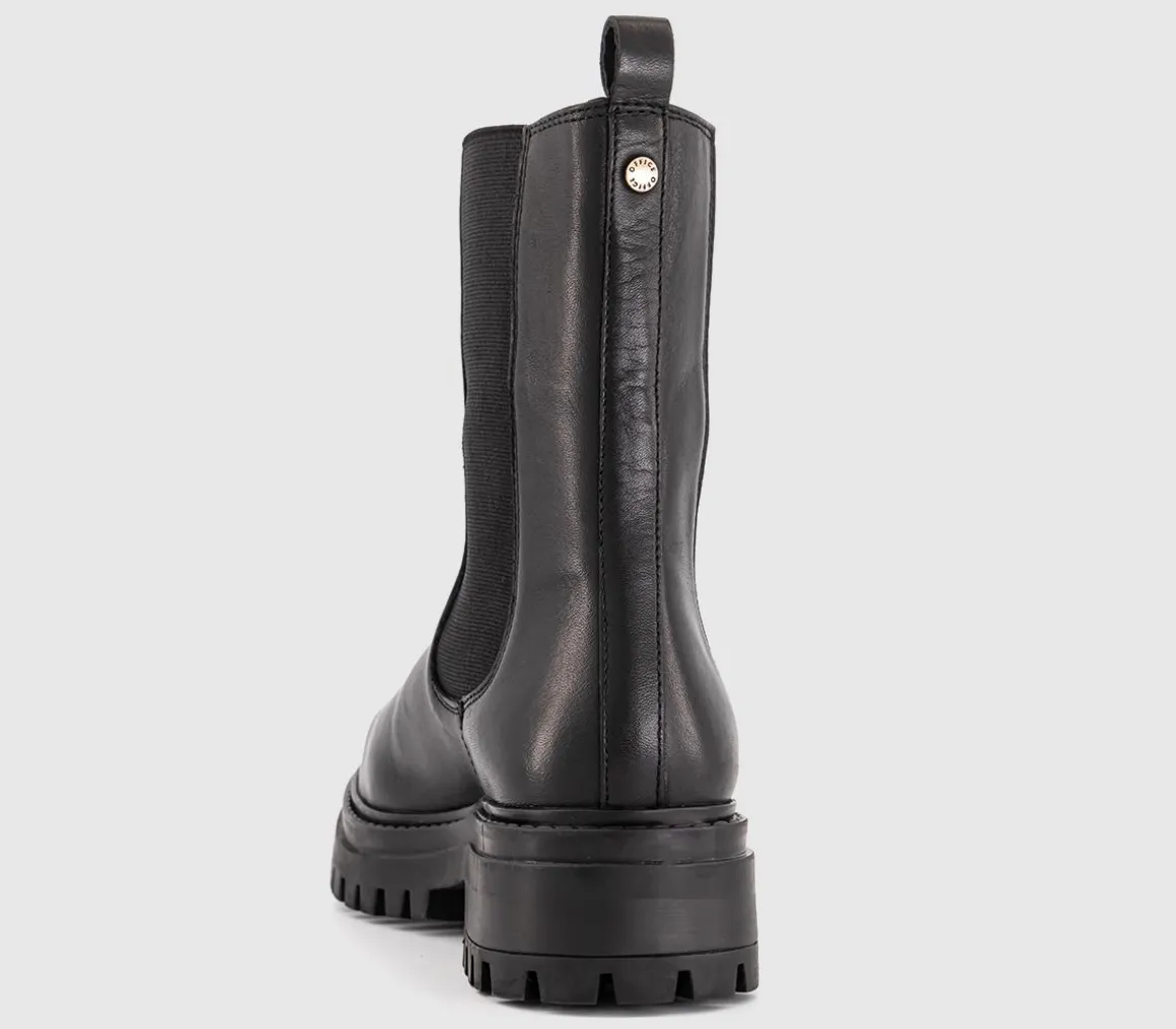 Adeline Square Toe Chelsea Boots