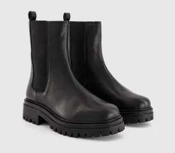 Adeline Square Toe Chelsea Boots