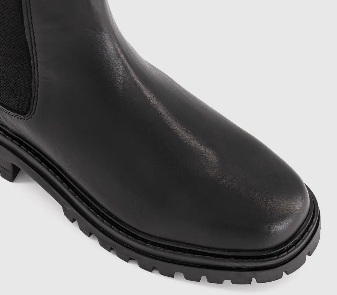 Adeline Square Toe Chelsea Boots