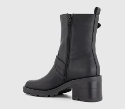 Affinity Cleated Sole Buckle Platform Boots