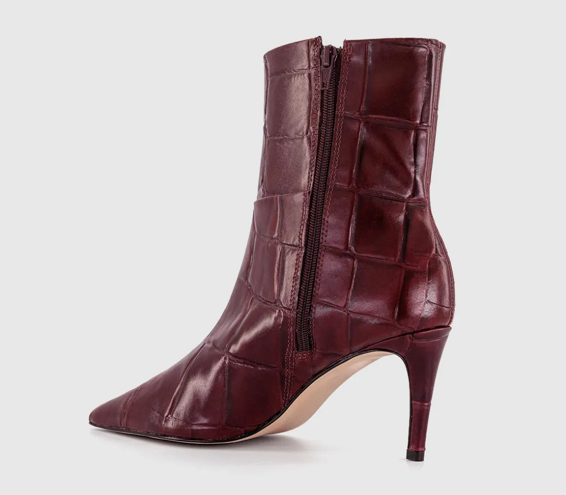 After Party Stiletto Ankle Boots