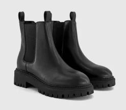 Aggie Cleat Sole Chunky Chelsea Boots