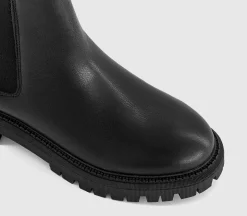 Aggie Cleat Sole Chunky Chelsea Boots
