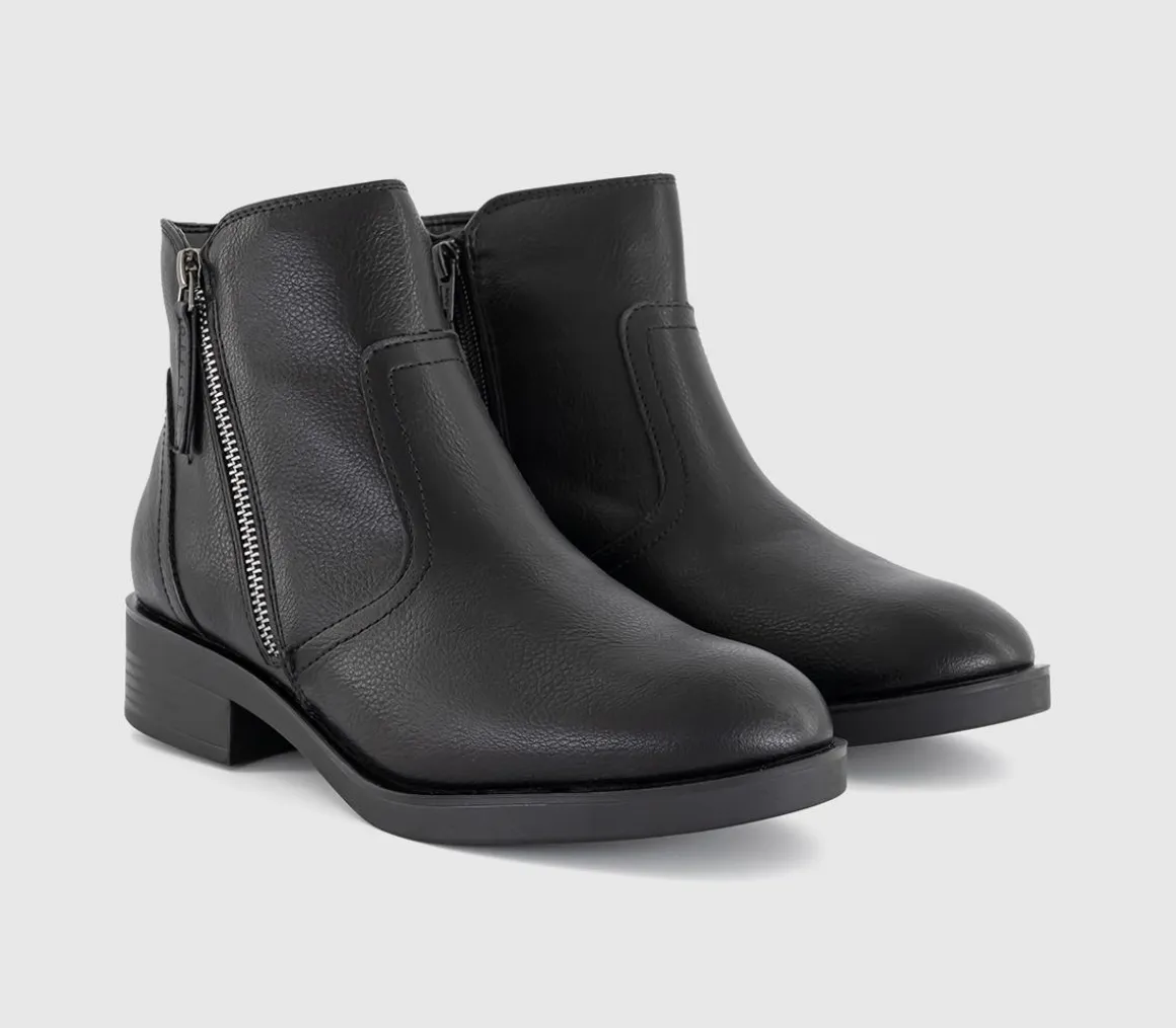 Agnes Side Zip Ankle Boots