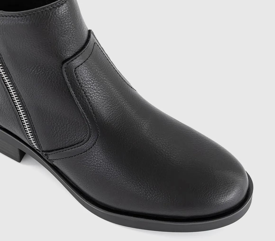 Agnes Side Zip Ankle Boots