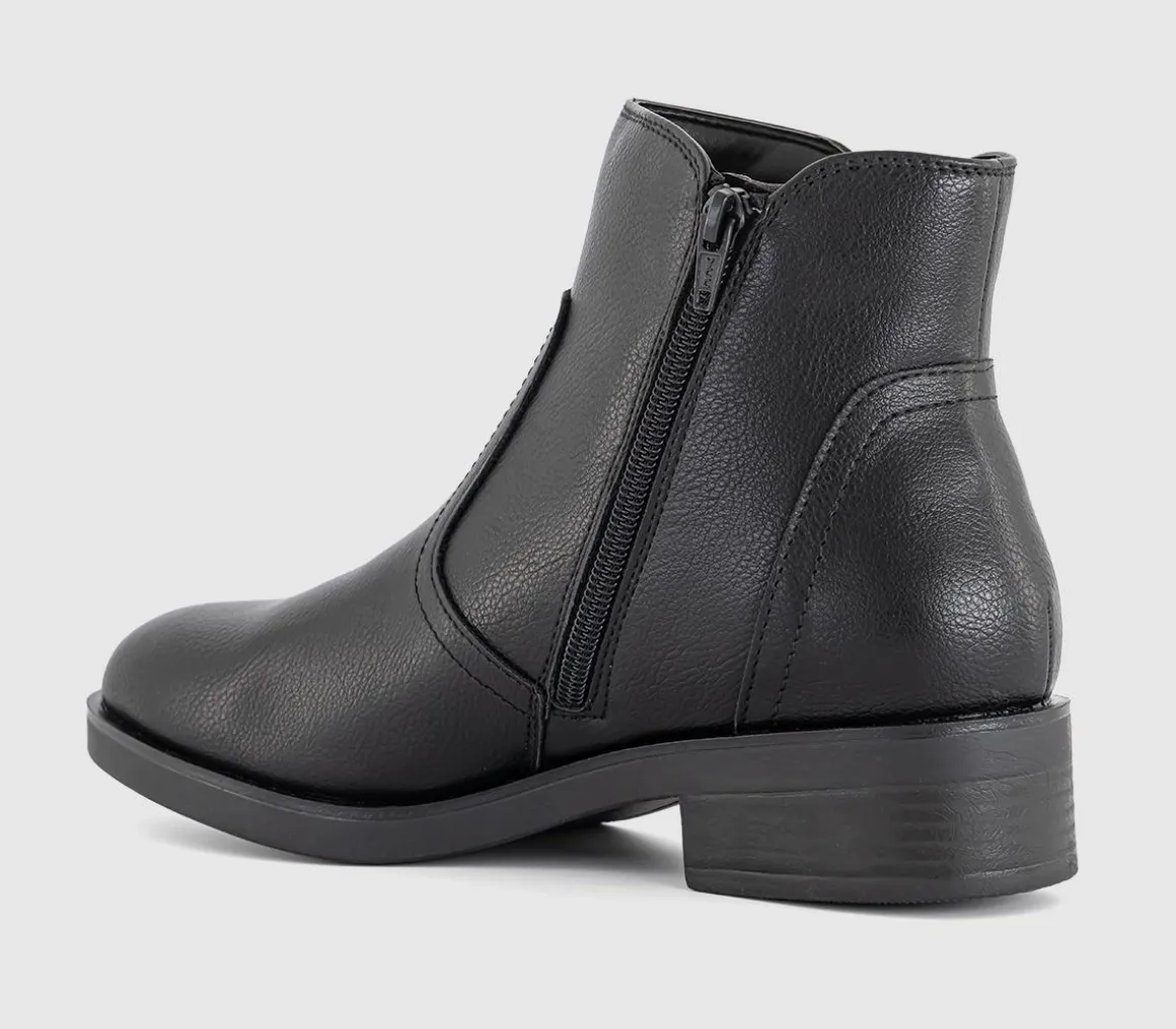 Agnes Side Zip Ankle Boots