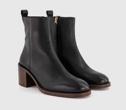 Alison Block Heel Ankle Boots