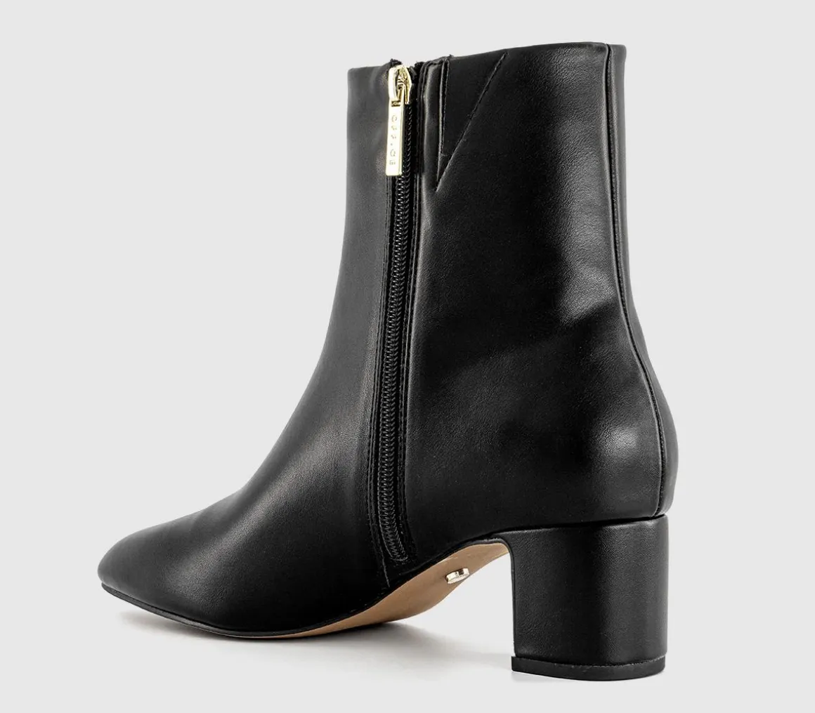 Aniston Block Heel Ankle Boots