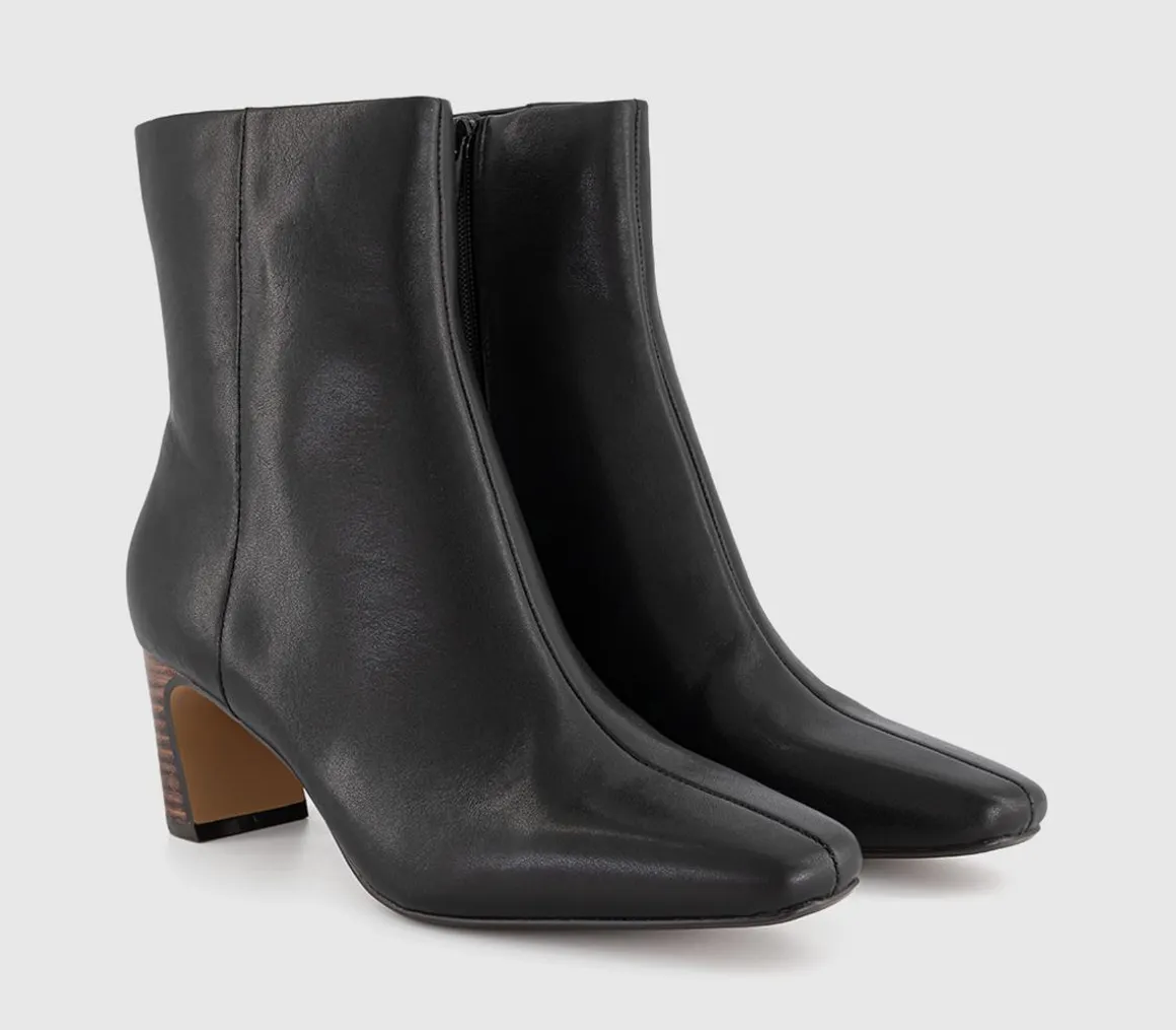 Arabella Set Back Heel Ankle Boots