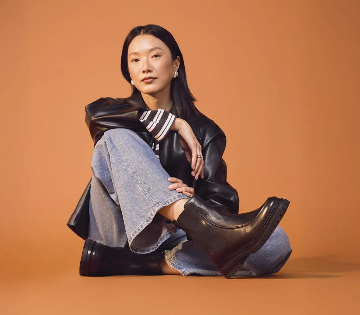 Ariel Cleated Chelsea Boots