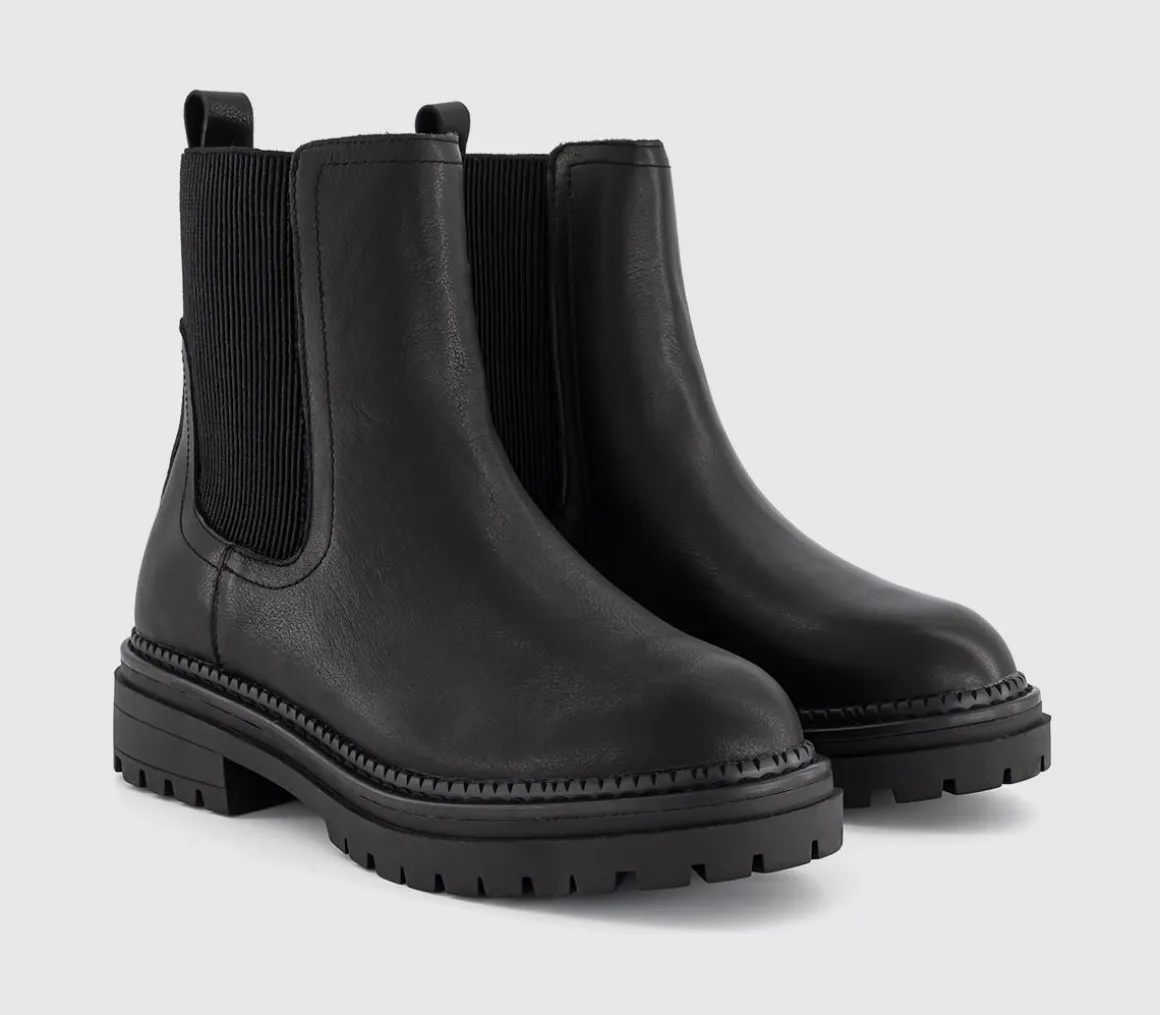 Arielle Ribbed Chelsea Boots