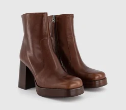 Arlo Heeled Platform Boots