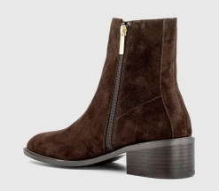 Arrow Covered Gusset Ankle Boots