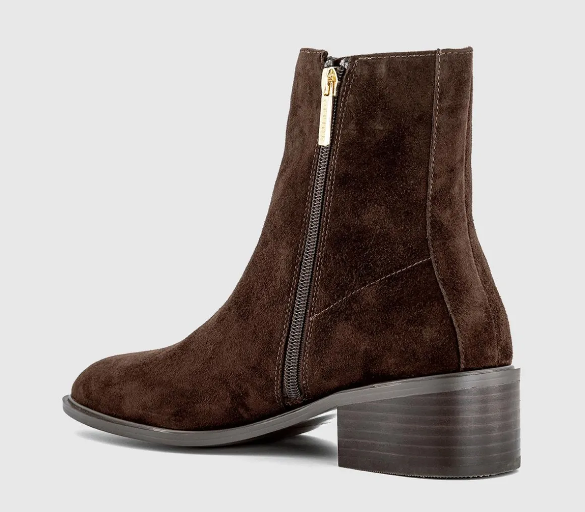 Arrow Covered Gusset Ankle Boots