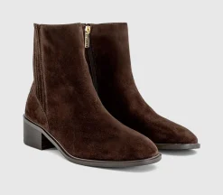 Arrow Covered Gusset Ankle Boots