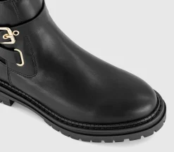 Ashley Buckle Detail Ankle Boots