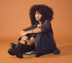 Atticus Front Zip Chunky Boots