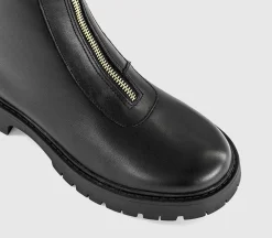 Atticus Front Zip Chunky Boots