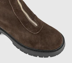 Atticus Front Zip Chunky Boots