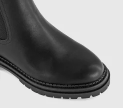 Auburn Chunky Chelsea Ankle Boots