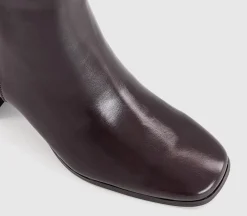 Ava Block Heel Ankle Boots