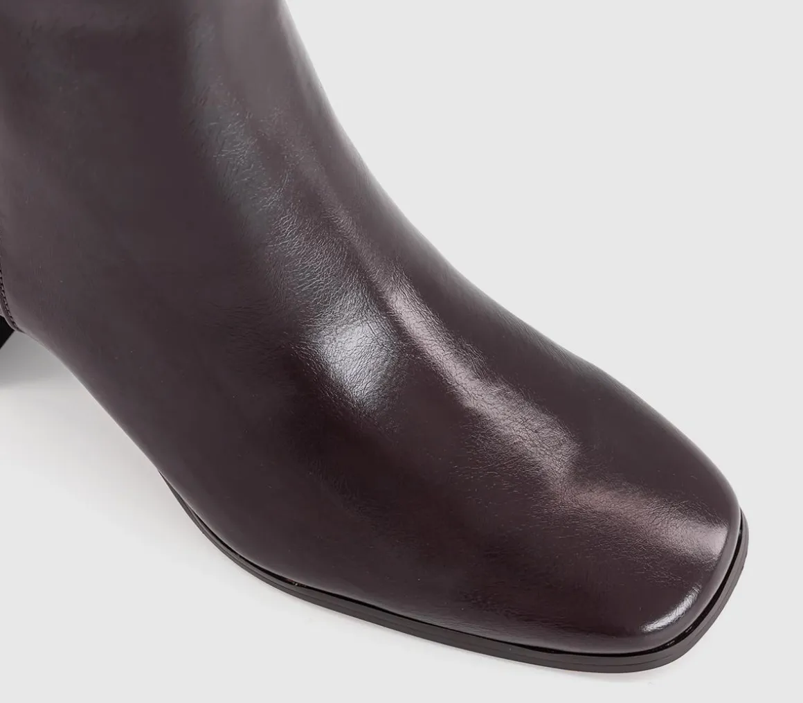 Ava Block Heel Ankle Boots