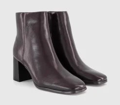 Ava Block Heel Ankle Boots