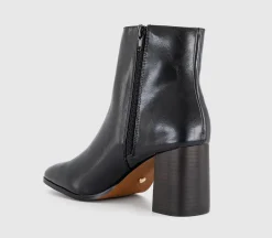 Ava Block Heel Ankle Boots