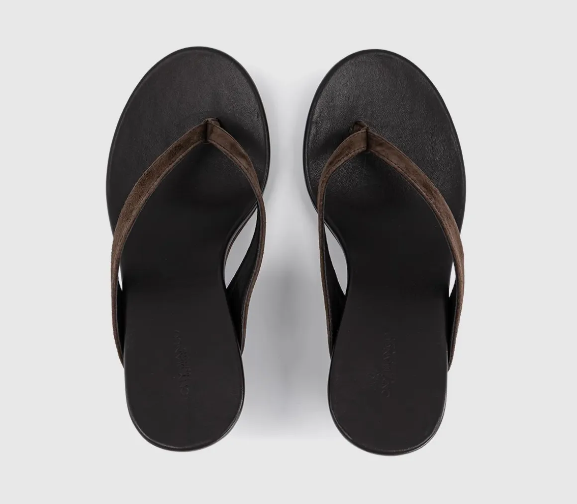 Avanti Toe Post Wedge Heels