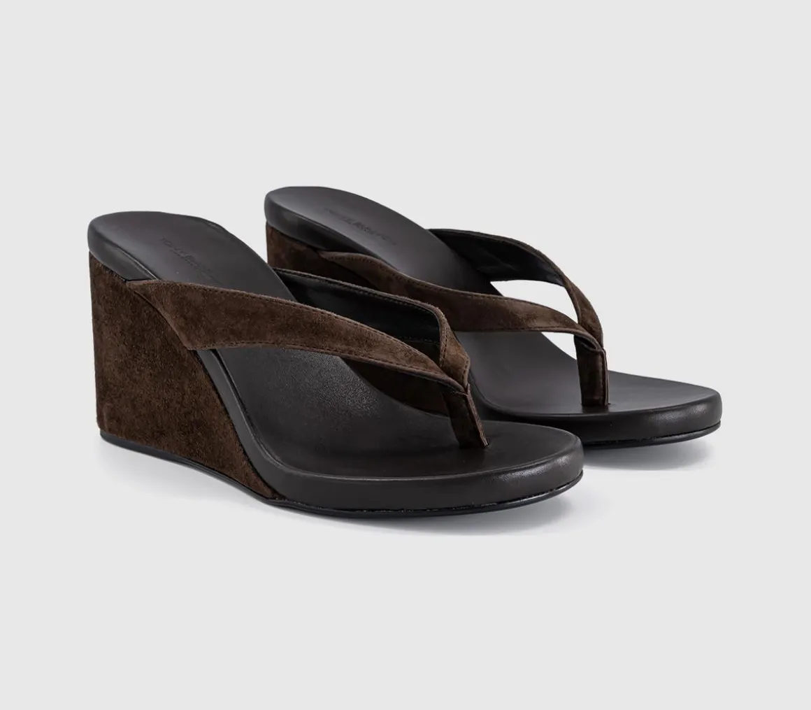 Avanti Toe Post Wedge Heels