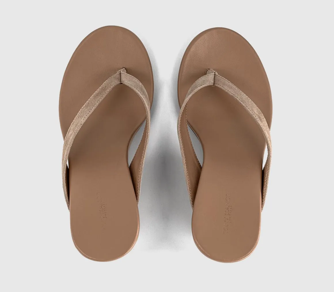 Avanti Toe Post Wedge Heels