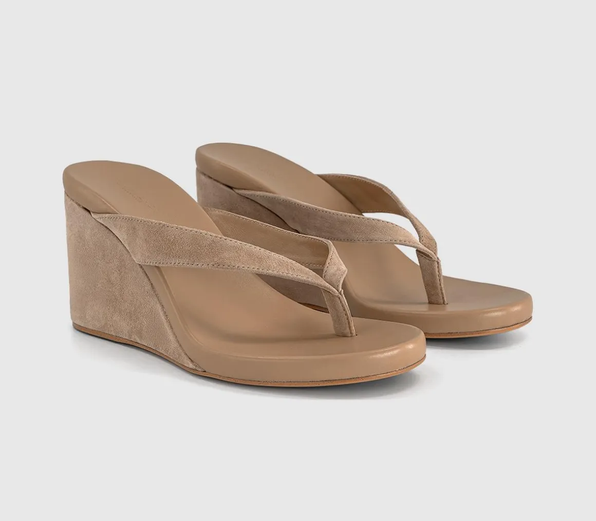 Avanti Toe Post Wedge Heels