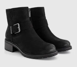 Avril Cleat Sole Buckle Boots