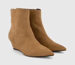 Azalea Pointed Wedge Boots