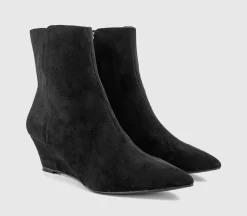 Azalea Pointed Wedge Boots