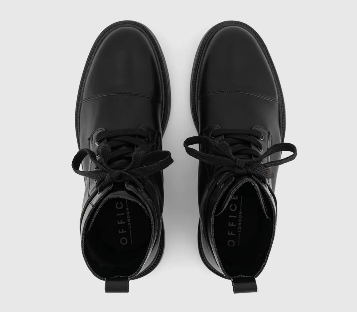 Benedict Toe Cap Lace Boots