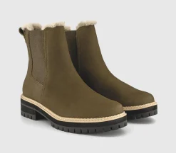 Bennet Chelsea Faux Fur Lined Boots