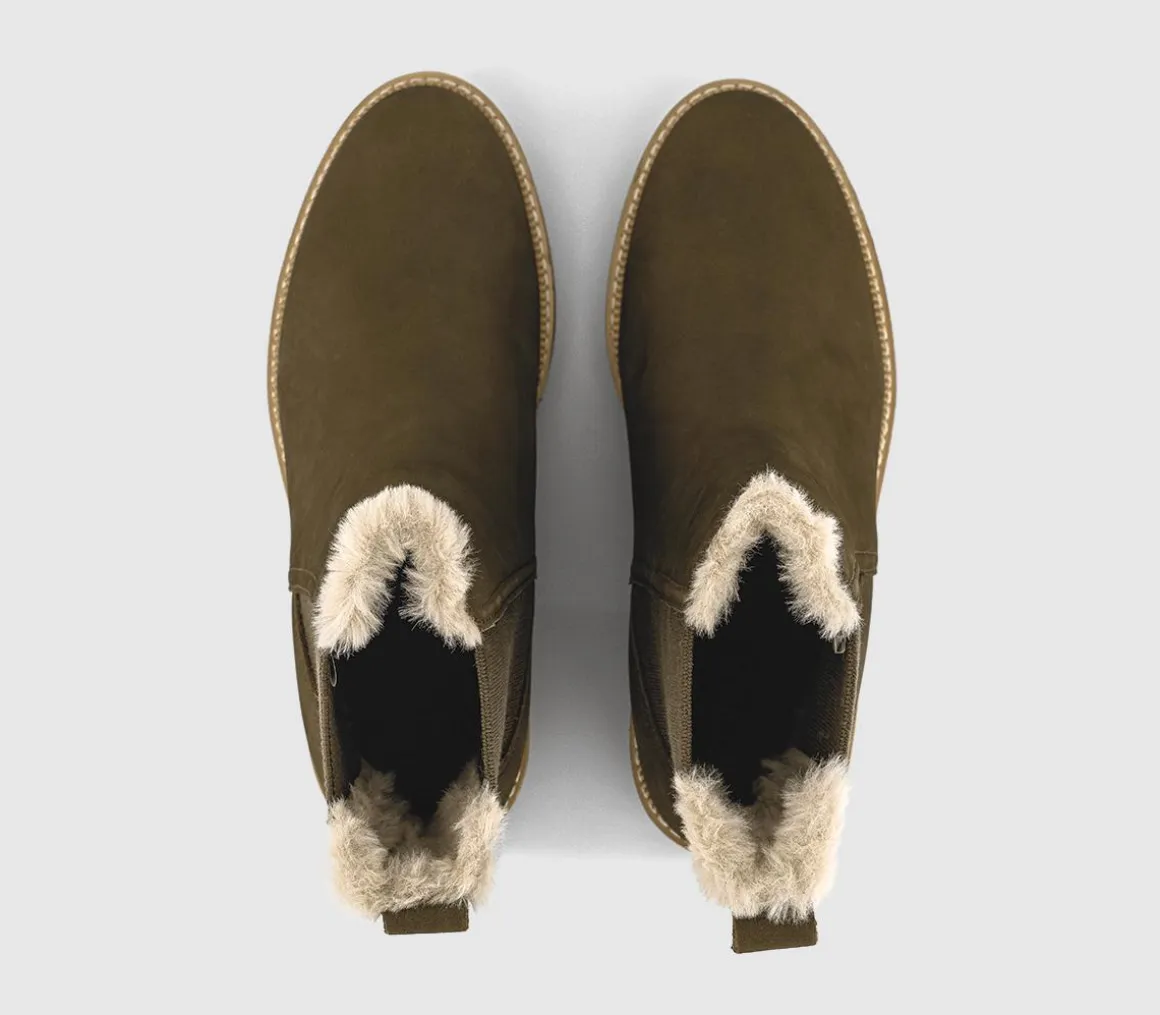 Bennet Chelsea Faux Fur Lined Boots