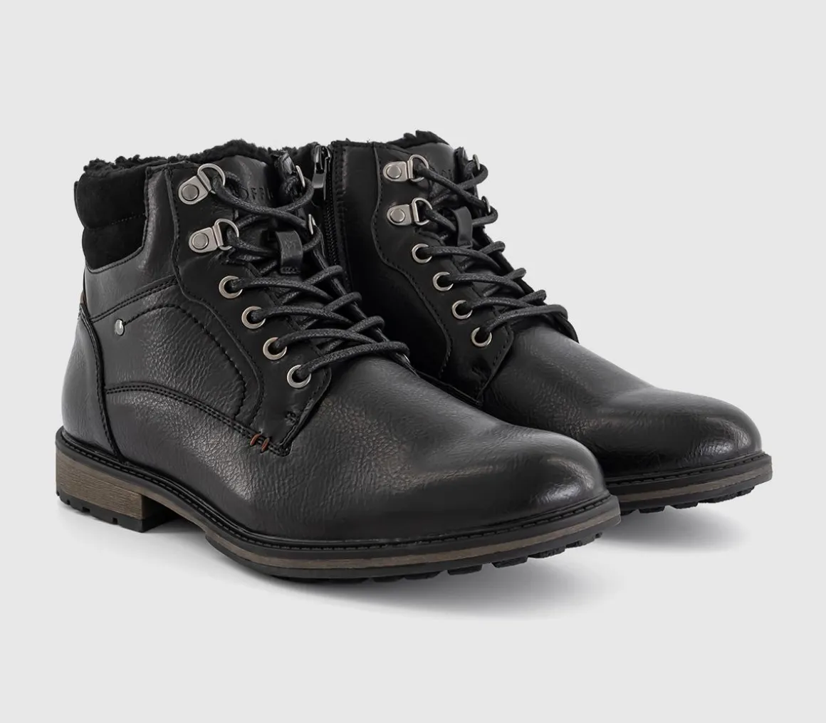 Boundary Borg Lined Double Collar Boots