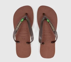 Brasil Logo Flip Flops