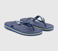 Brasil Logo Kids Flip Flops