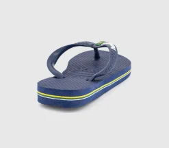 Brasil Logo Kids Flip Flops