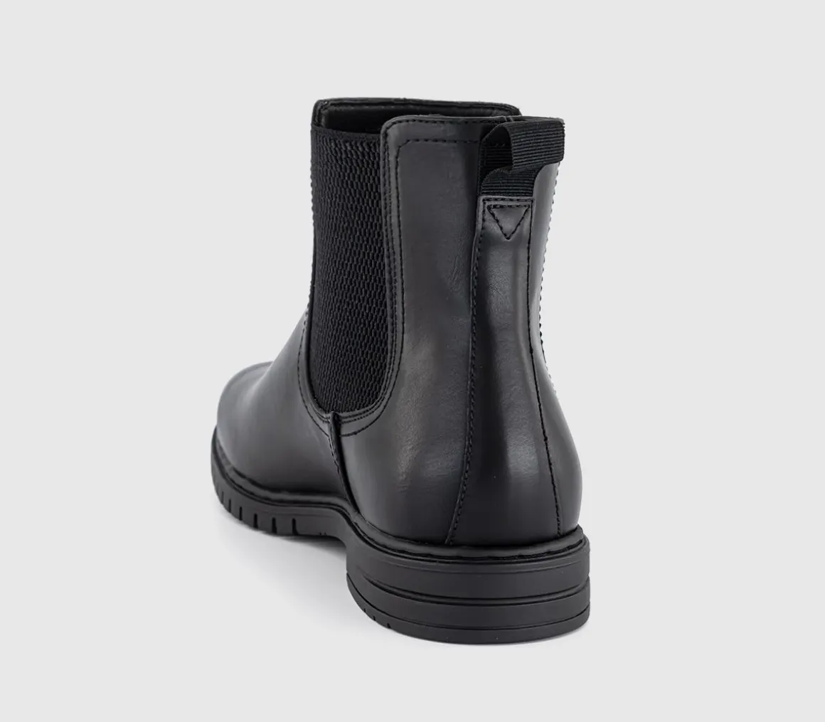 Brentford Elastic Detail Chelsea Boots