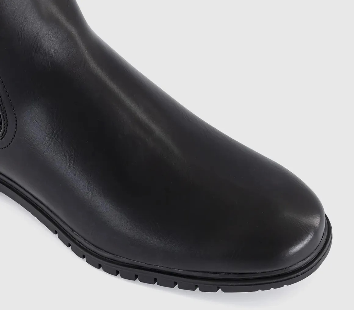 Brentford Elastic Detail Chelsea Boots