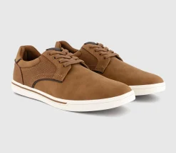 Caleb Perf Detail Lace Up Trainers