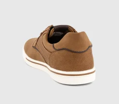 Caleb Perf Detail Lace Up Trainers